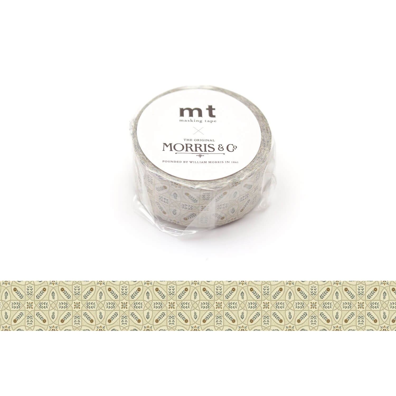 mt × Morris & Co. Washi Tape Set – 5 Classic Designs