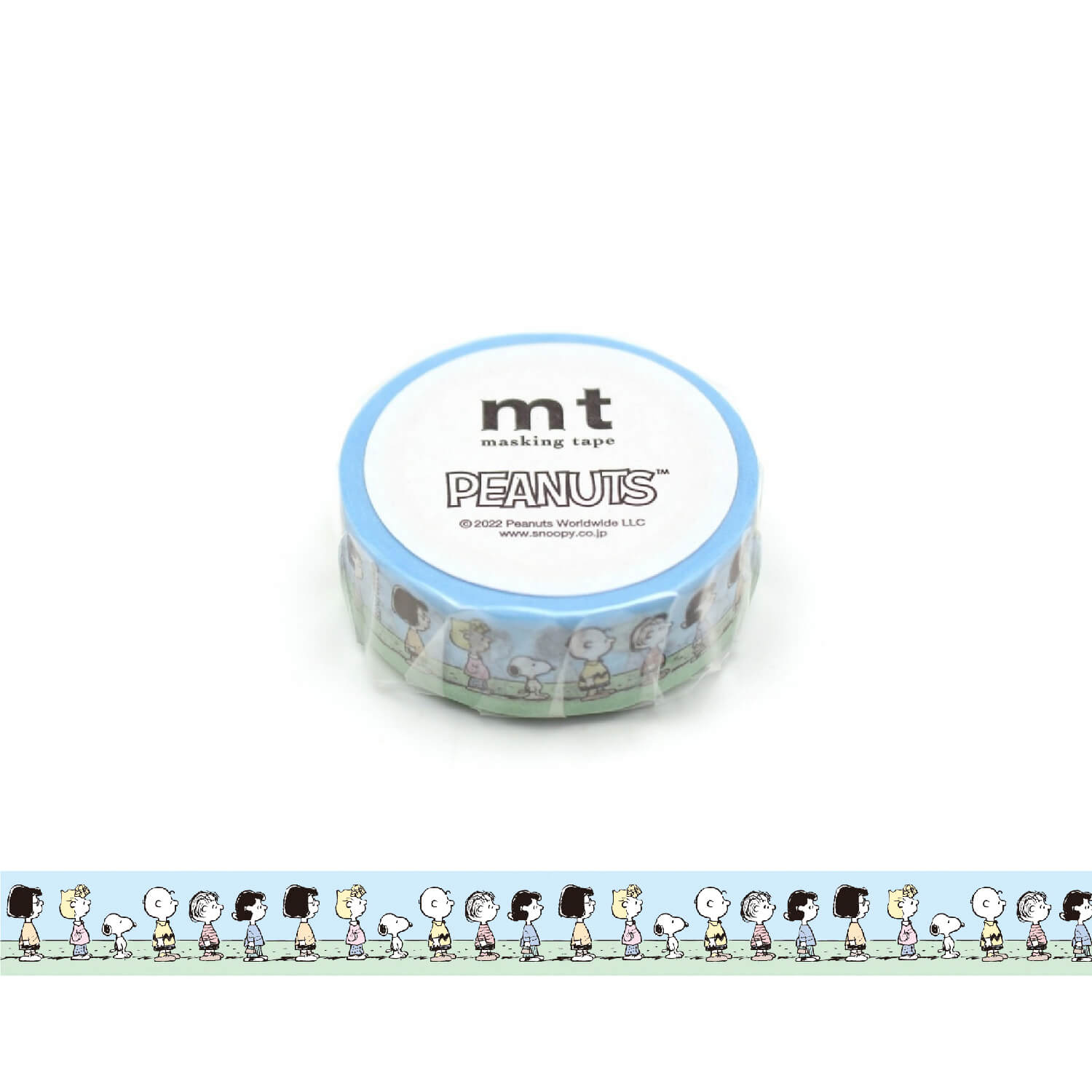 mt × PEANUTS Washi Tape – Lineup