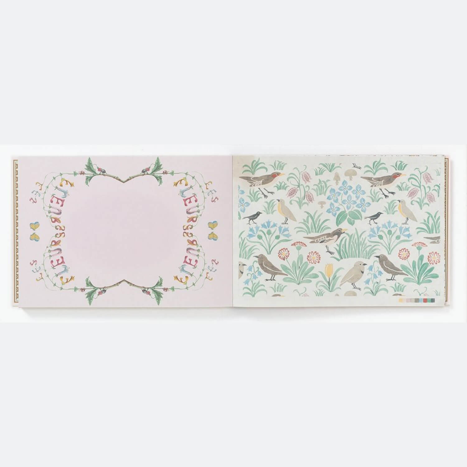 100 Papers with Classical Floral Patterns