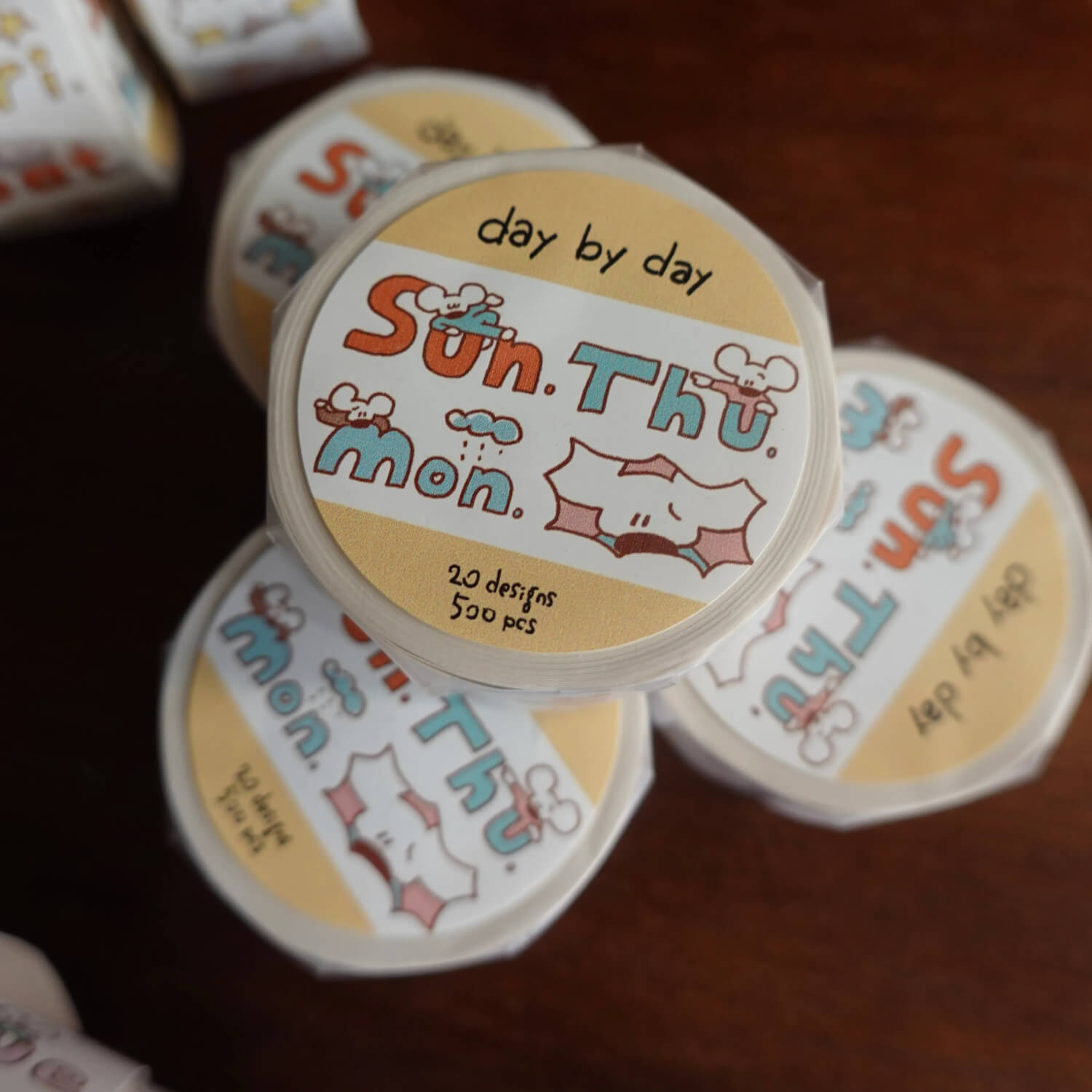 1991w2992 Label Sticker – Day by Day