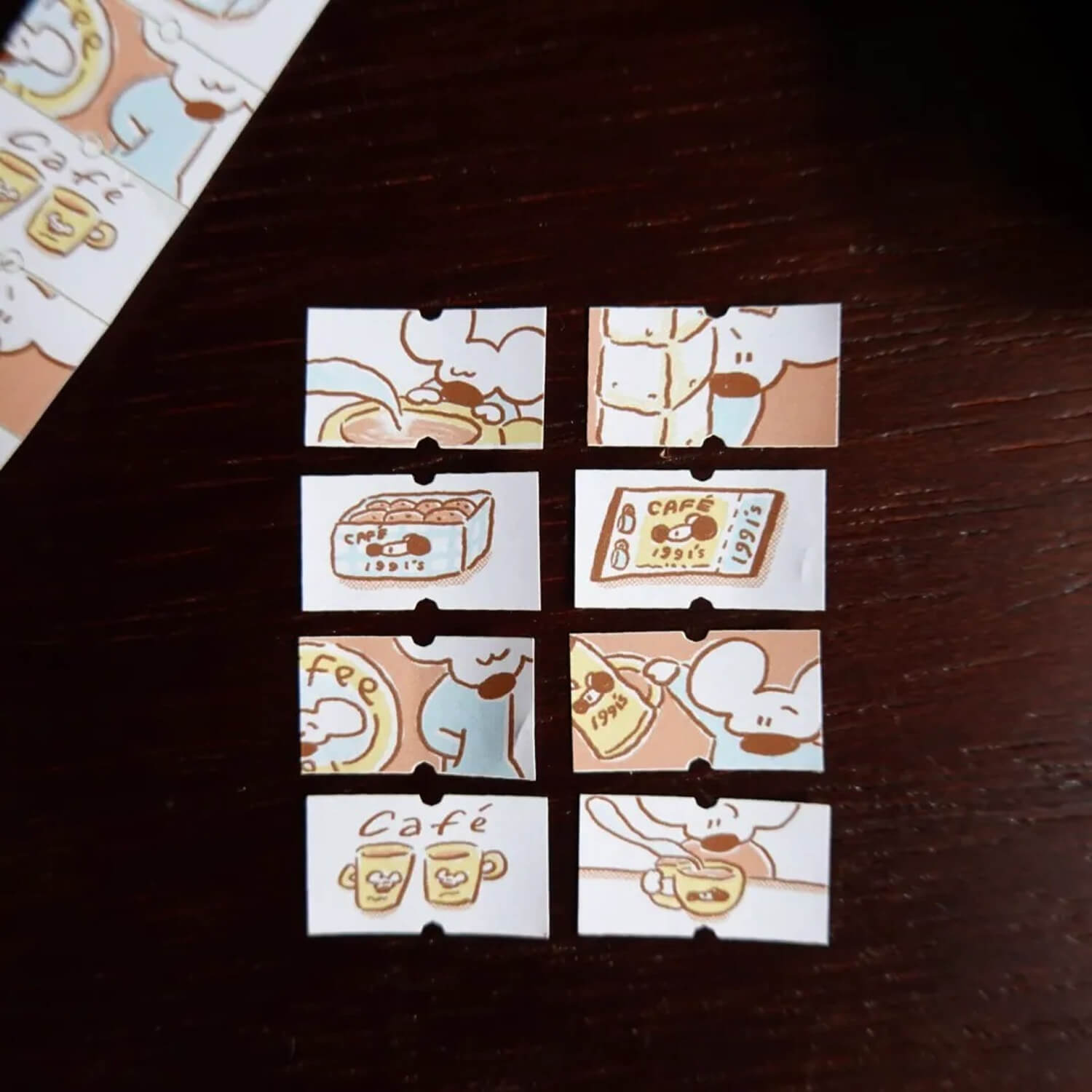 1991w2992 Label Stickers – Mouse Alone
