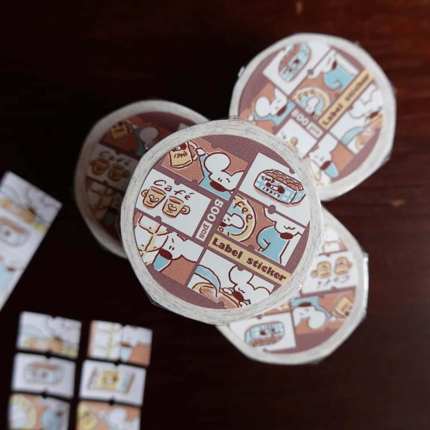 1991w2992 Label Stickers – Mouse Alone