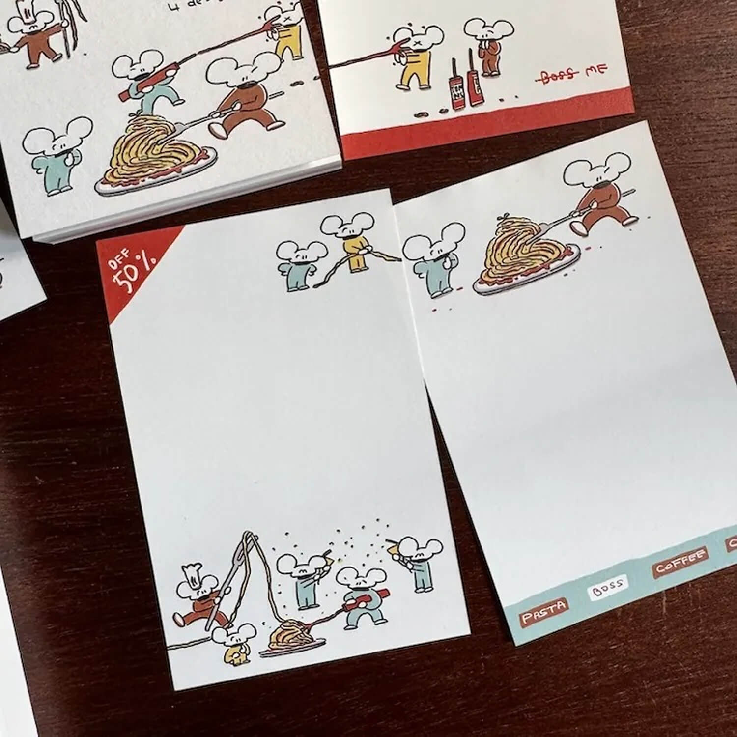 1991w2992 Memo Pad – Pasta