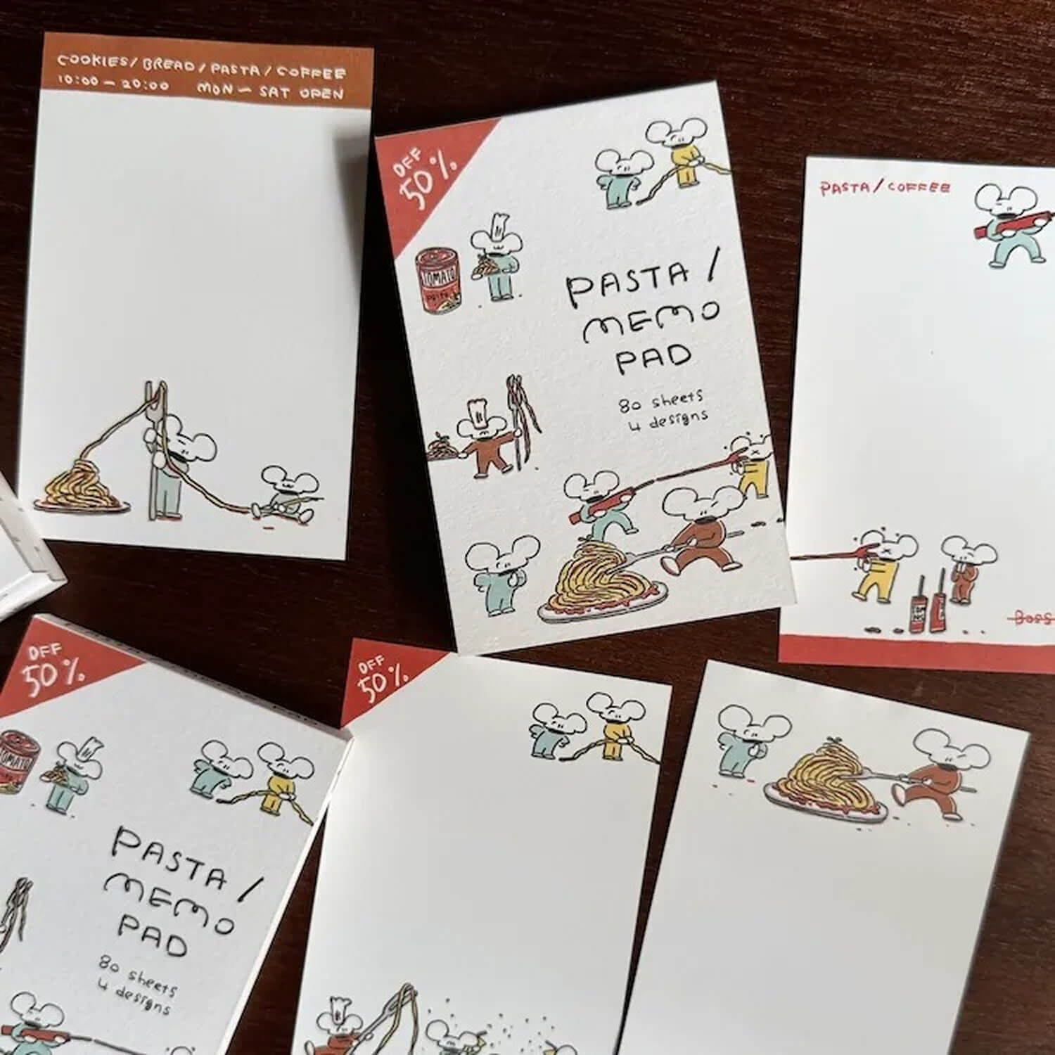 1991w2992 Memo Pad – Pasta