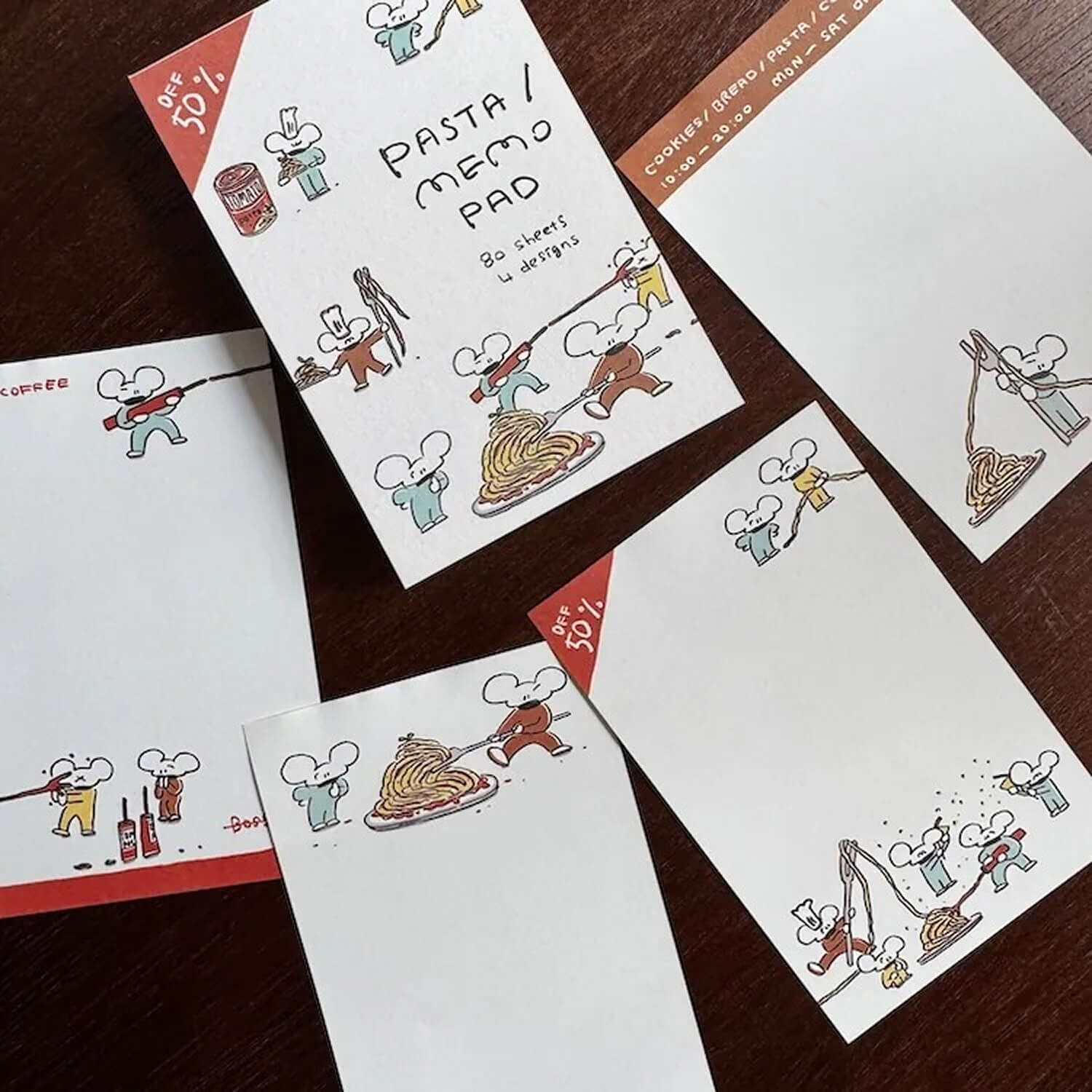 1991w2992 Memo Pad – Pasta