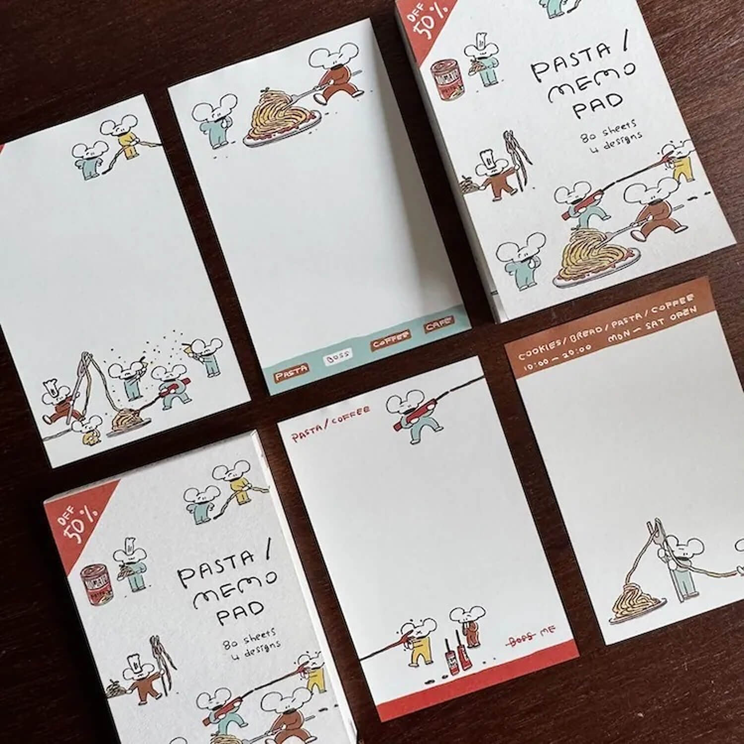 1991w2992 Memo Pad – Pasta