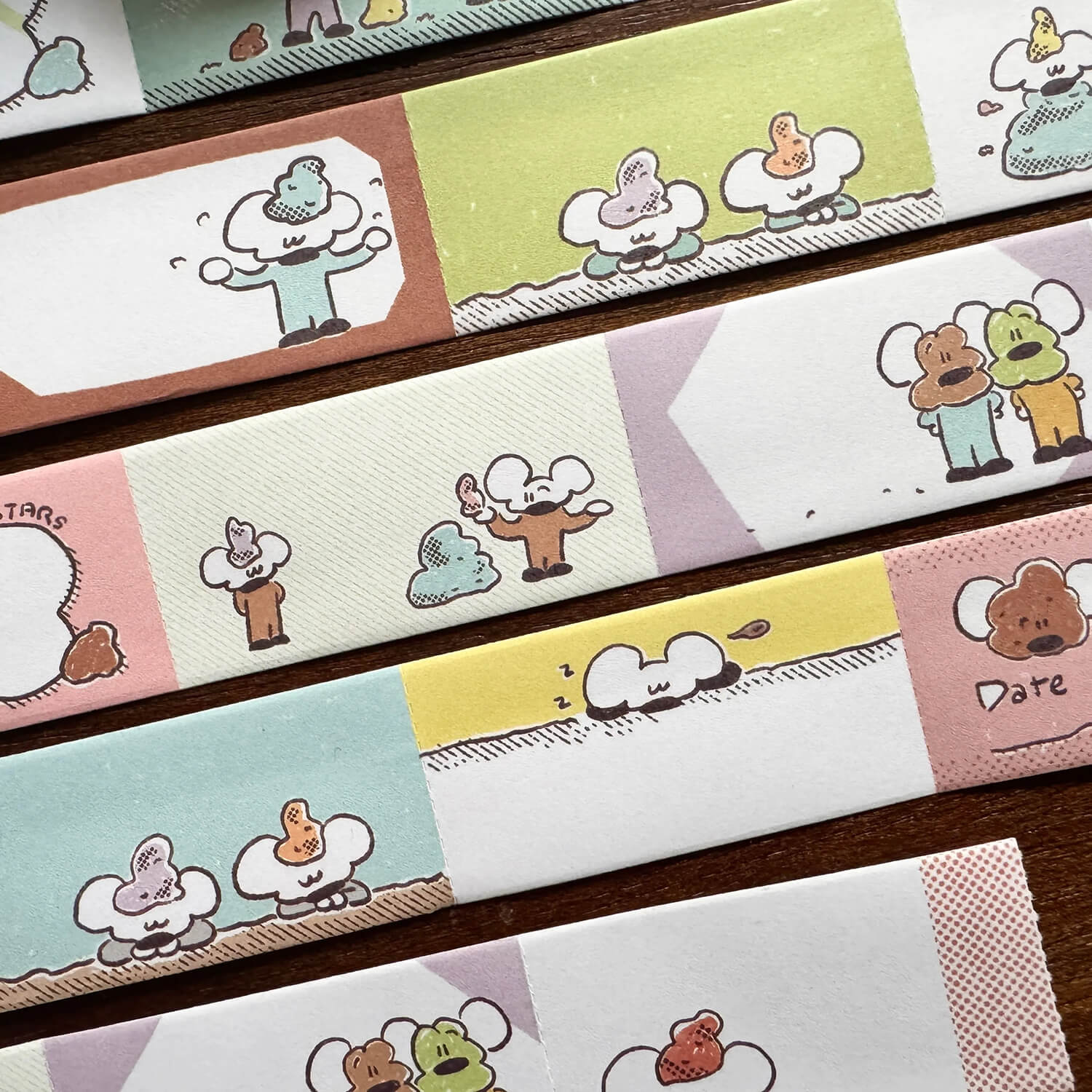 1991w2992 Memo Roll – Color Palette
