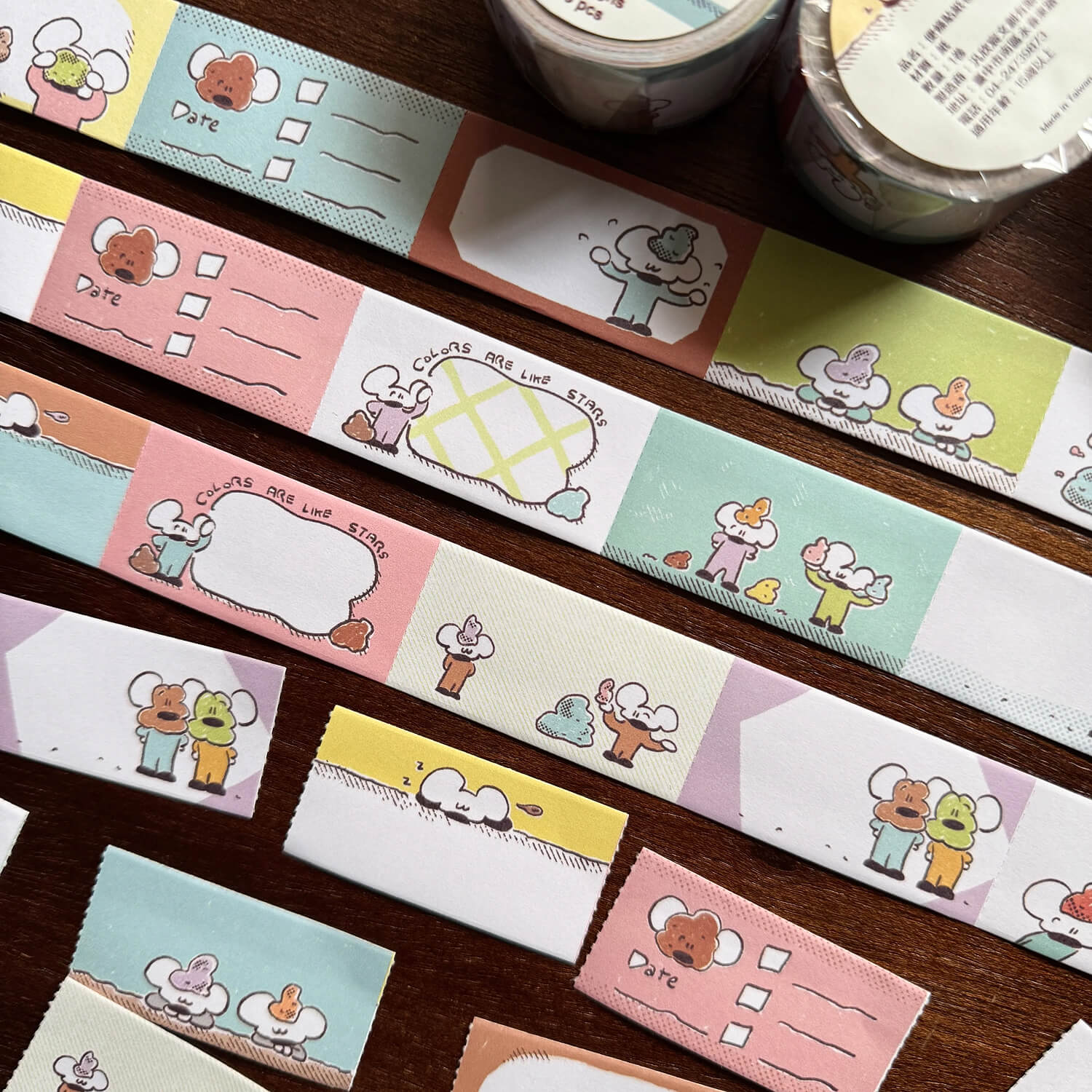 1991w2992 Memo Roll – Color Palette