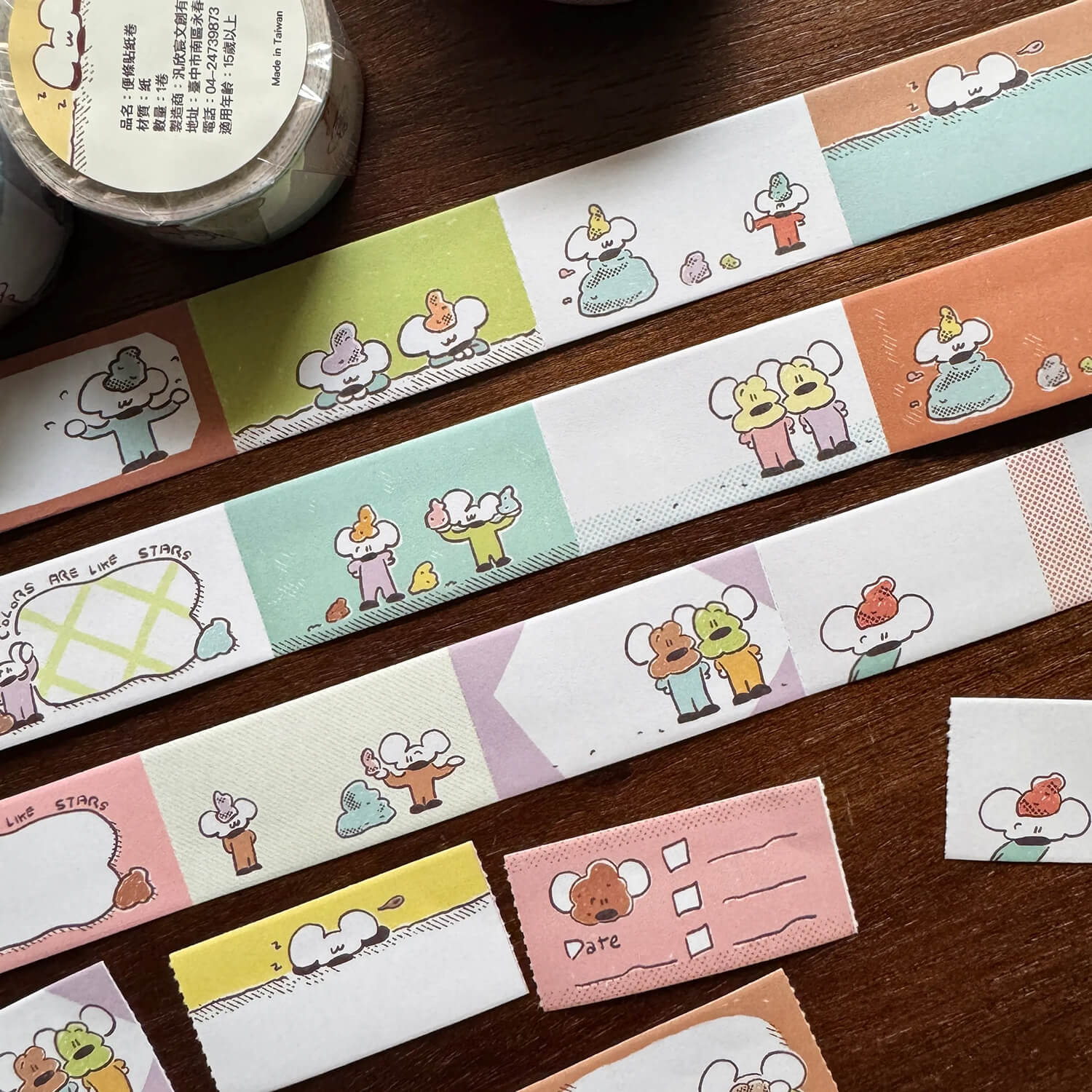 1991w2992 Memo Roll – Color Palette
