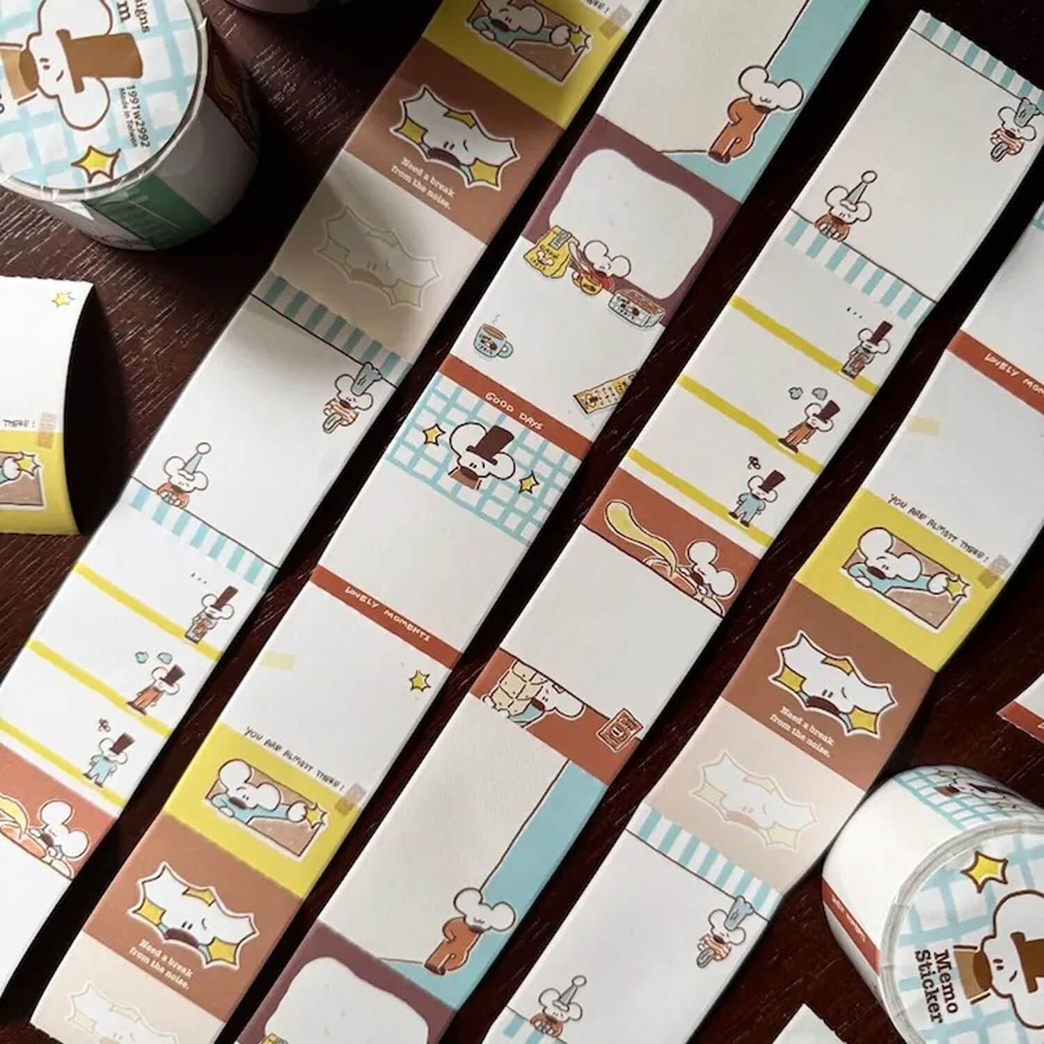 1991w2992 Memo Roll – Modern Little Mouse