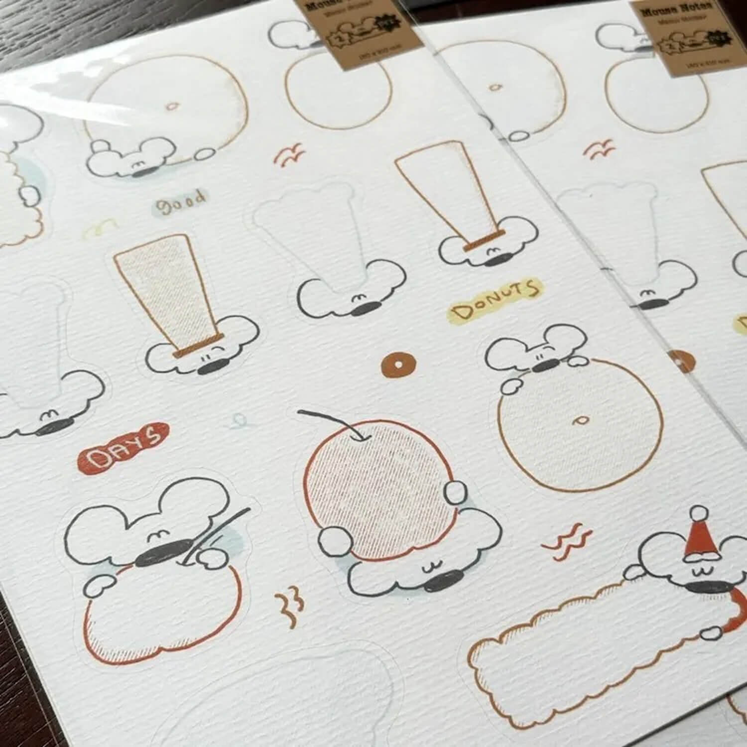 1991w2992 Message Stickers – Mouse Notes