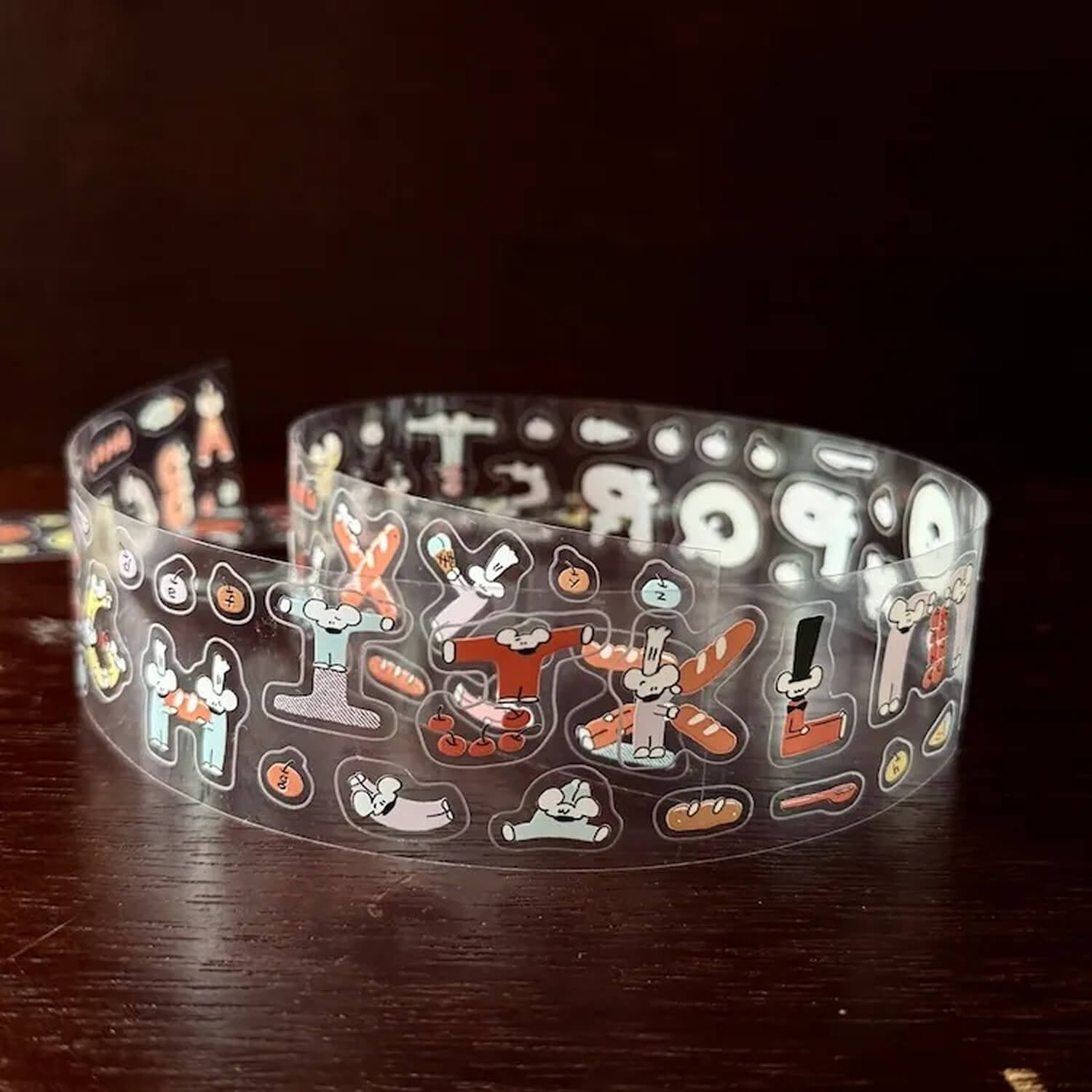 1991w2992 PET Sticker Roll – A to Z