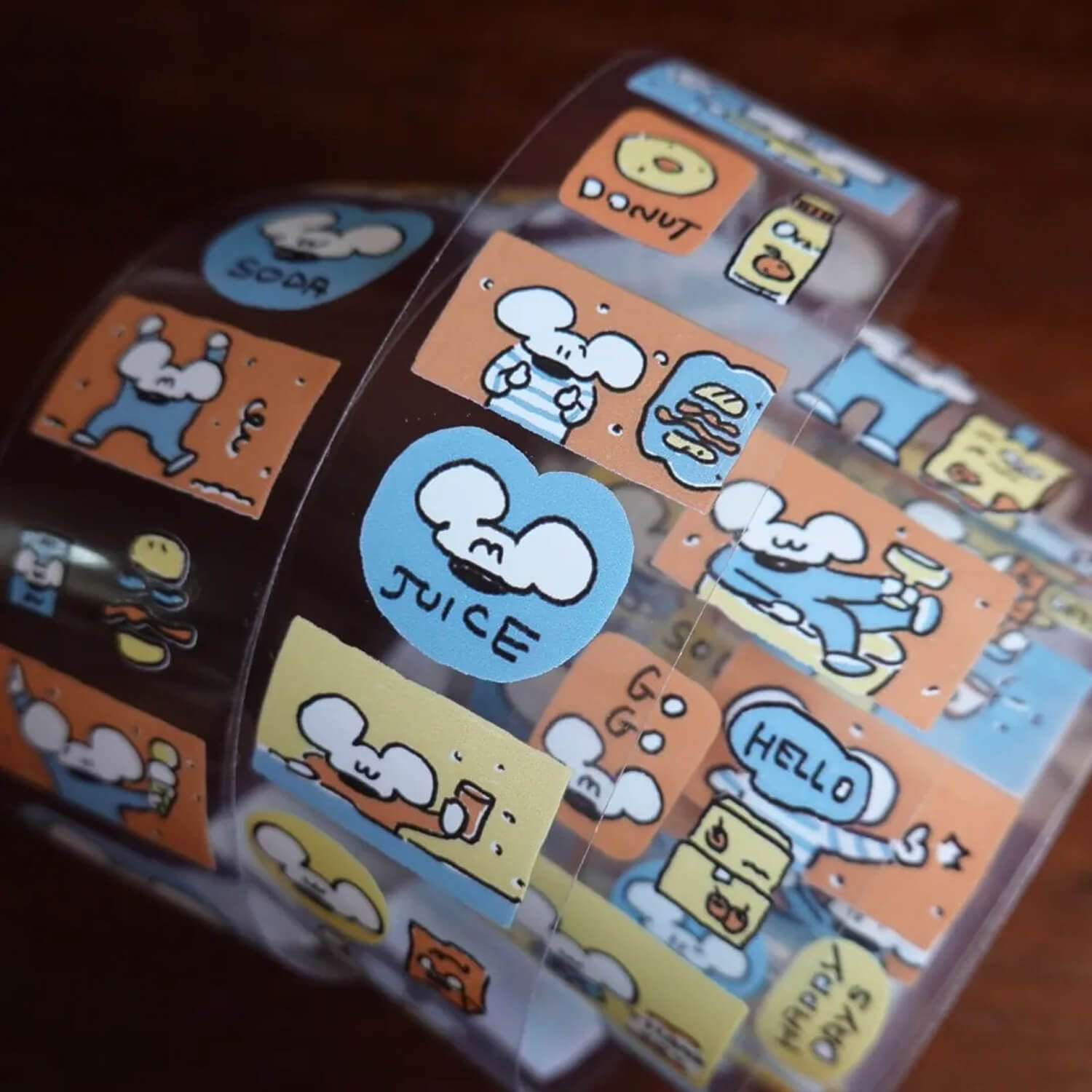 1991w2992 PET Tape – Everyday Lemon Macaron