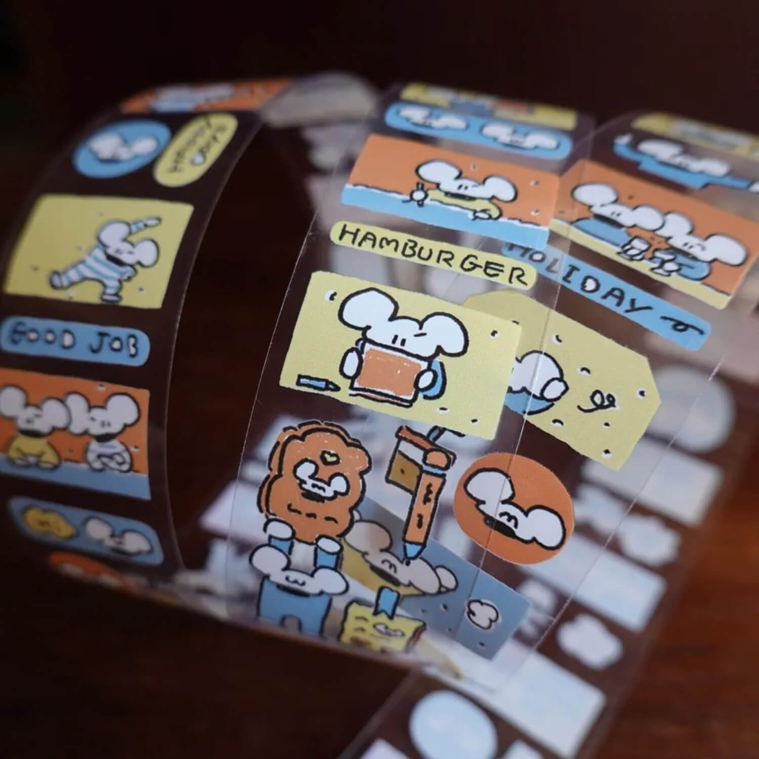 1991w2992 PET Tape – Everyday Lemon Macaron