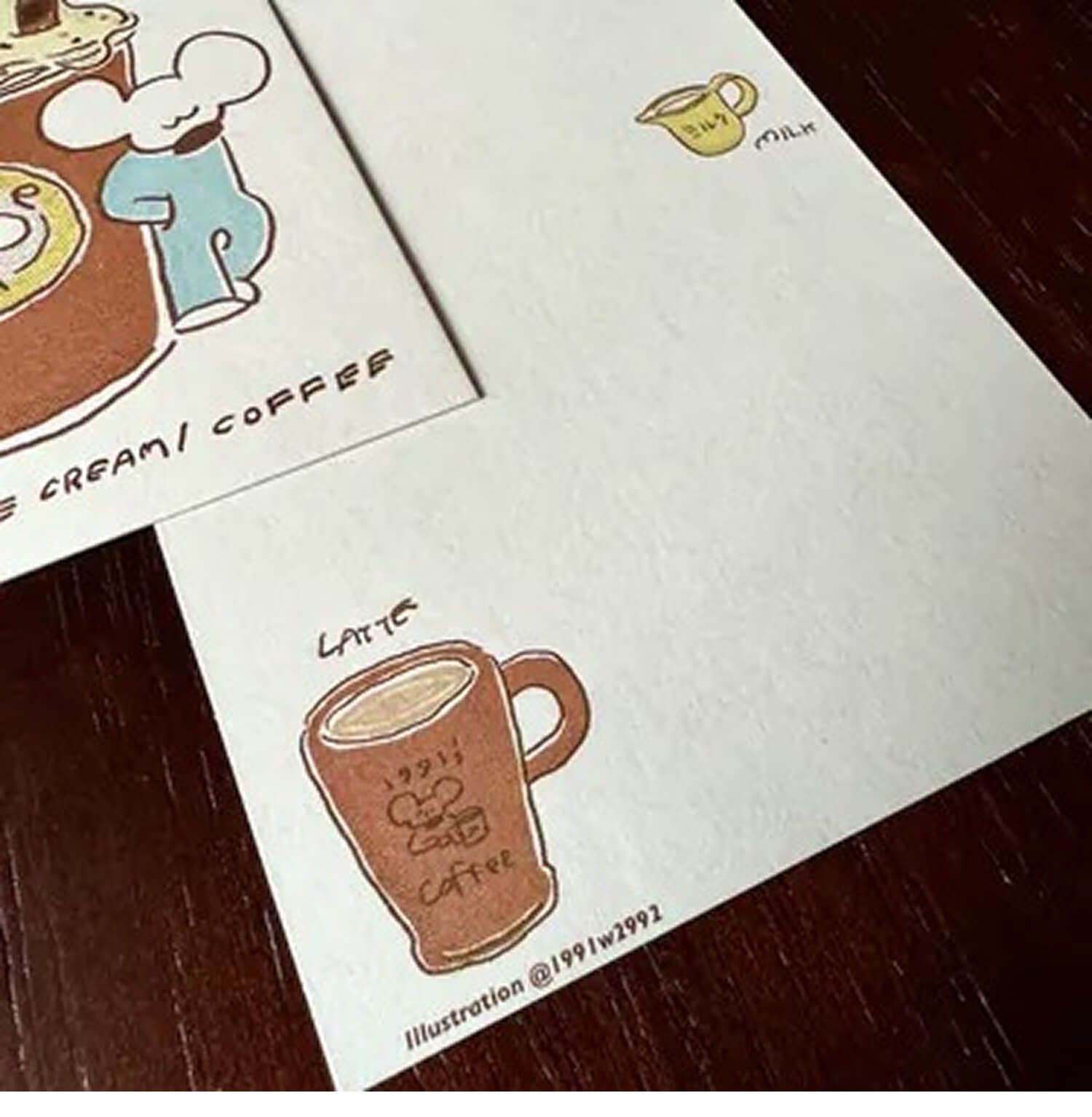 1991w2992 Postcard – Coffee No. 2