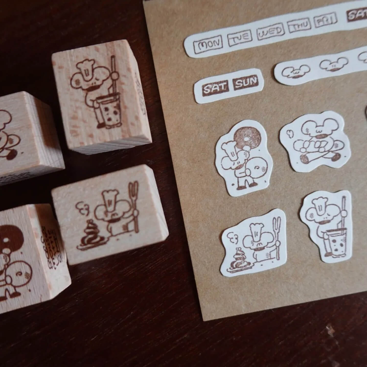 1991w2992 Stamp Set – Mouse Boss Chain Stores