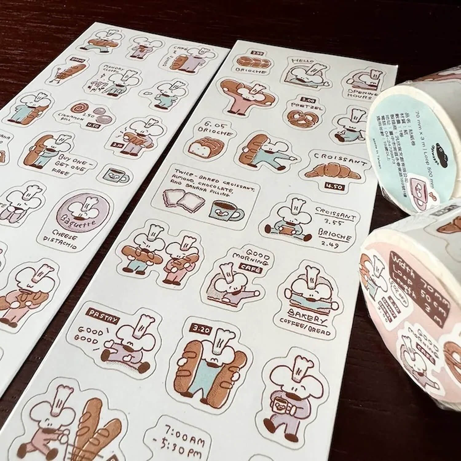 1991w2992 Sticker Roll – Daydream Bakery