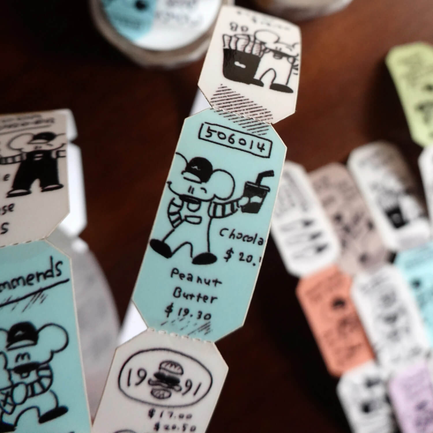 1991w2992 Tracing Paper Sticker Roll – Mouse Boss's Treat Voucher