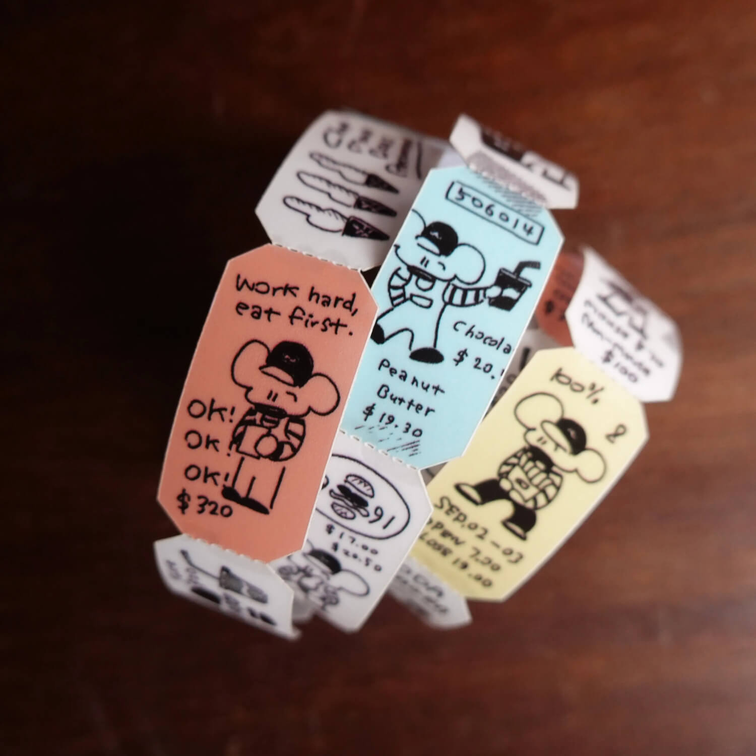 1991w2992 Tracing Paper Sticker Roll – Mouse Boss's Treat Voucher