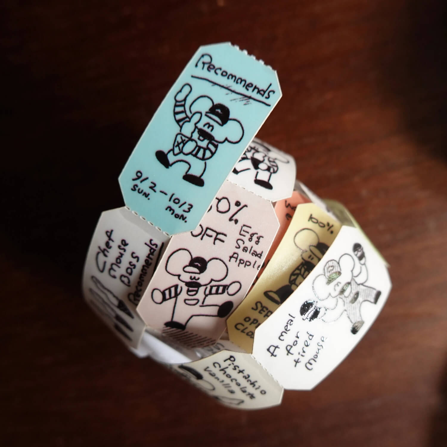 1991w2992 Tracing Paper Sticker Roll – Mouse Boss's Treat Voucher
