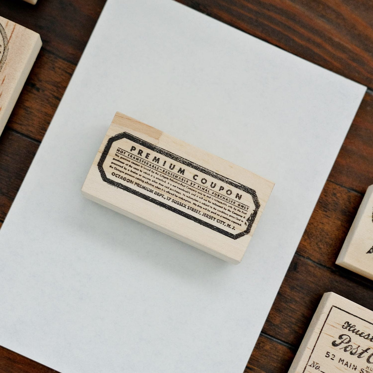 1dstamp Rubber Stamp - Premium Coupon