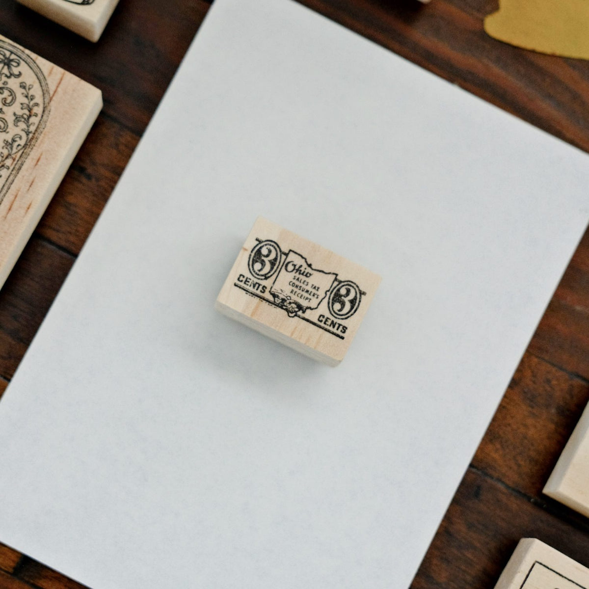 1dstamp Rubber Stamp - Sales Tax Receipt