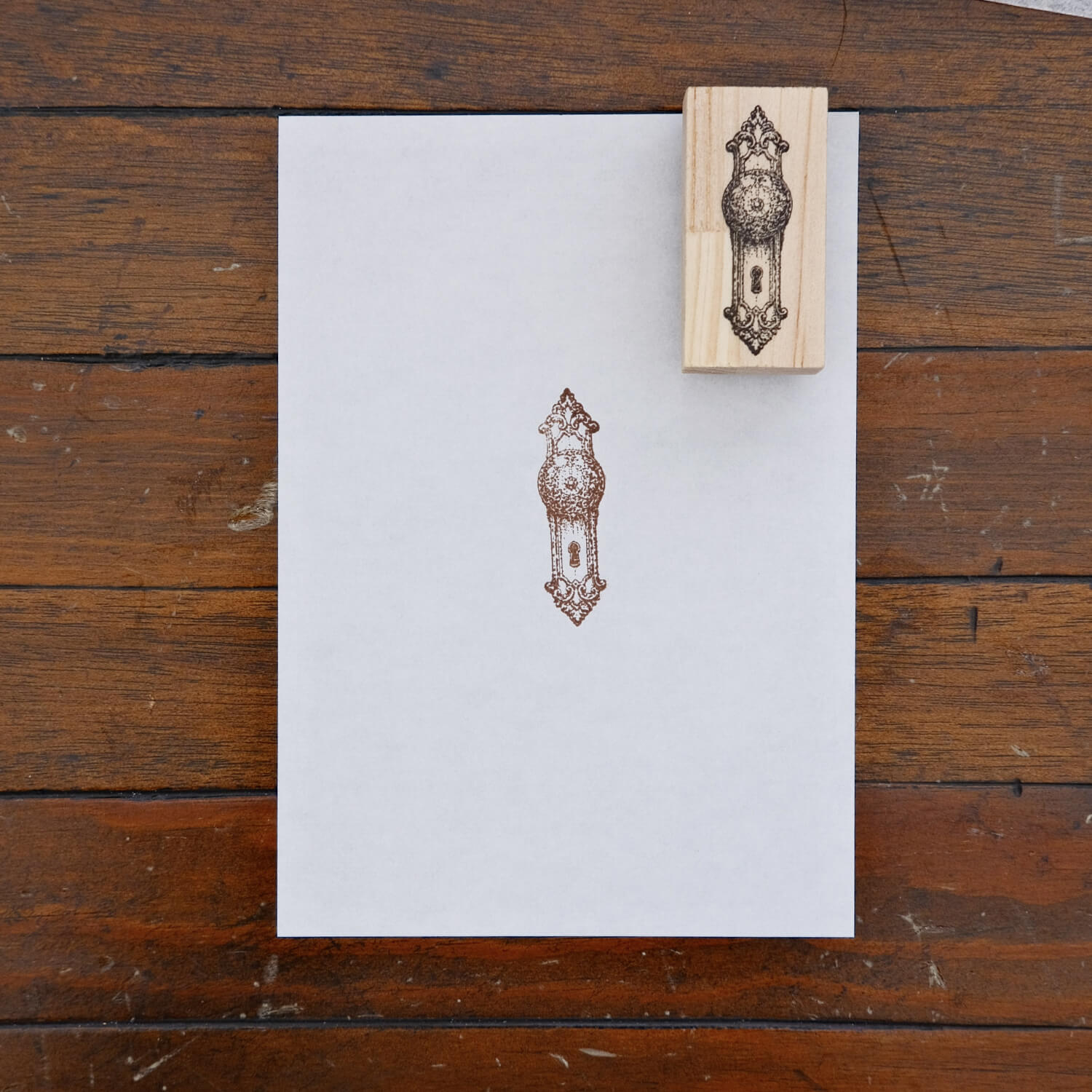 1dstamp Rubber Stamp – Antique Clock