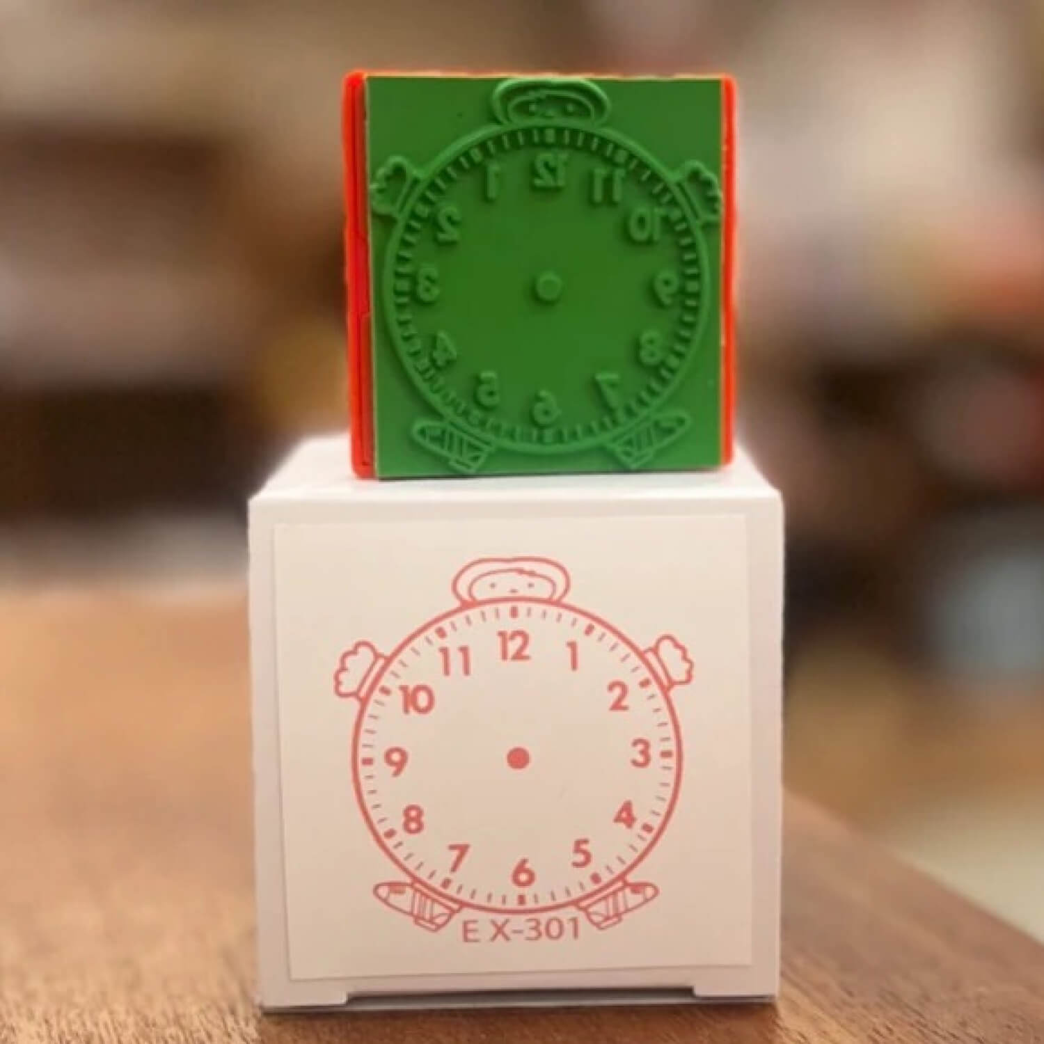 36 Sublo Clock Rubber Stamp