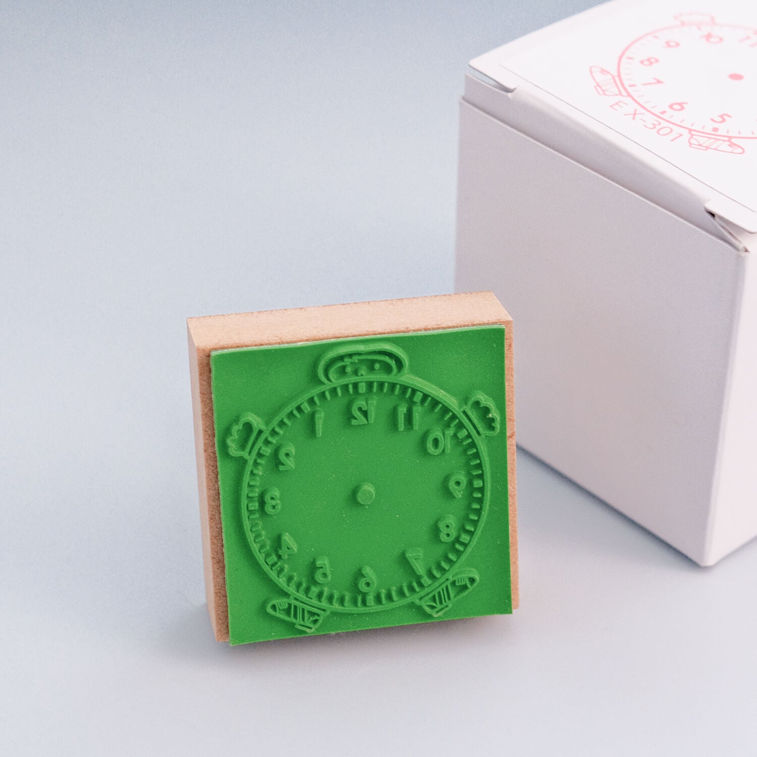 36 Sublo Clock Rubber Stamp