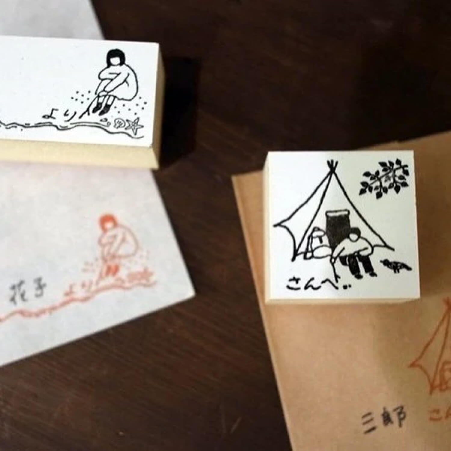 36 Sublo x Hana Rakui Wood Mount Stamp