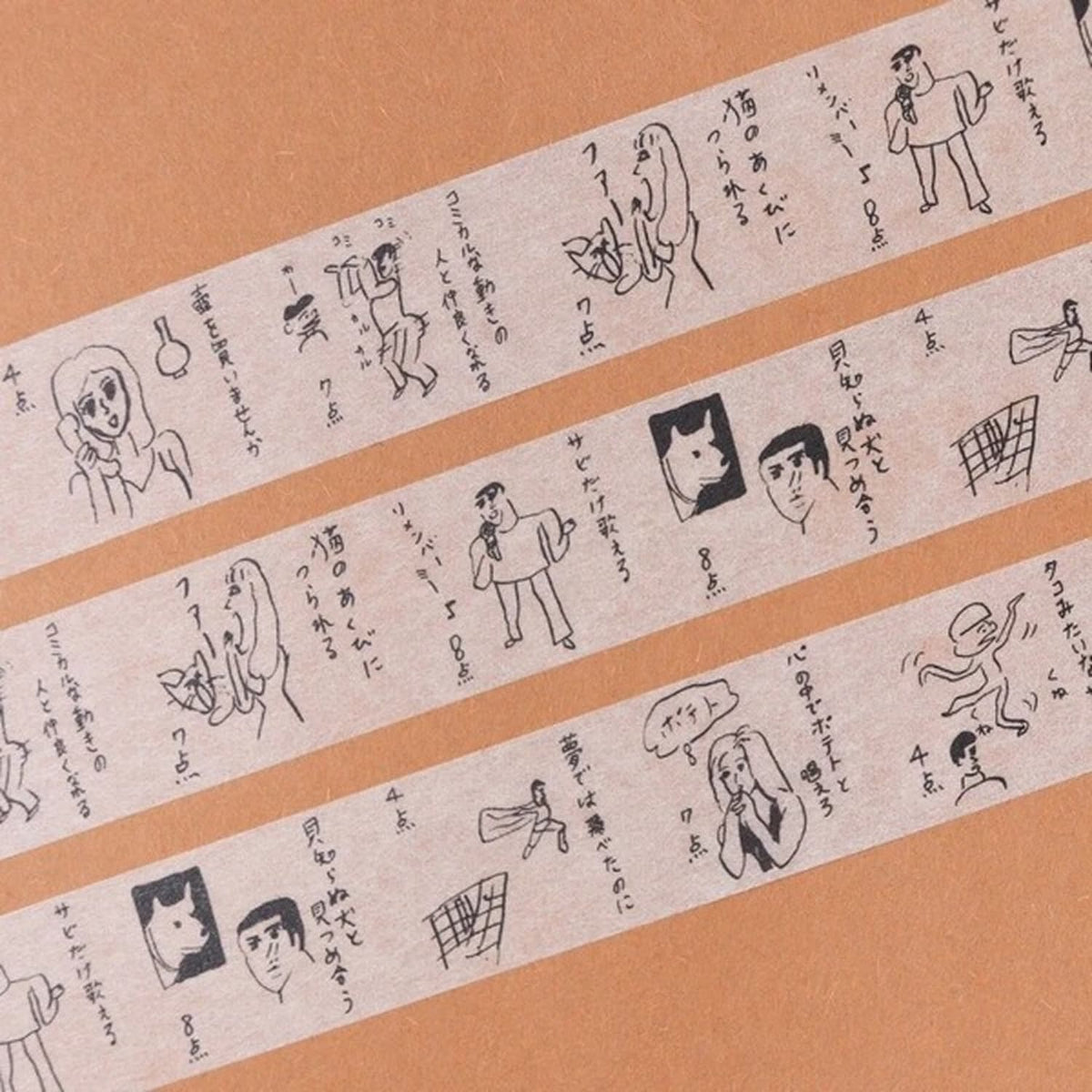 36 Sublo x Michihiro Hori Masking Tape – Daily Score Fortune
