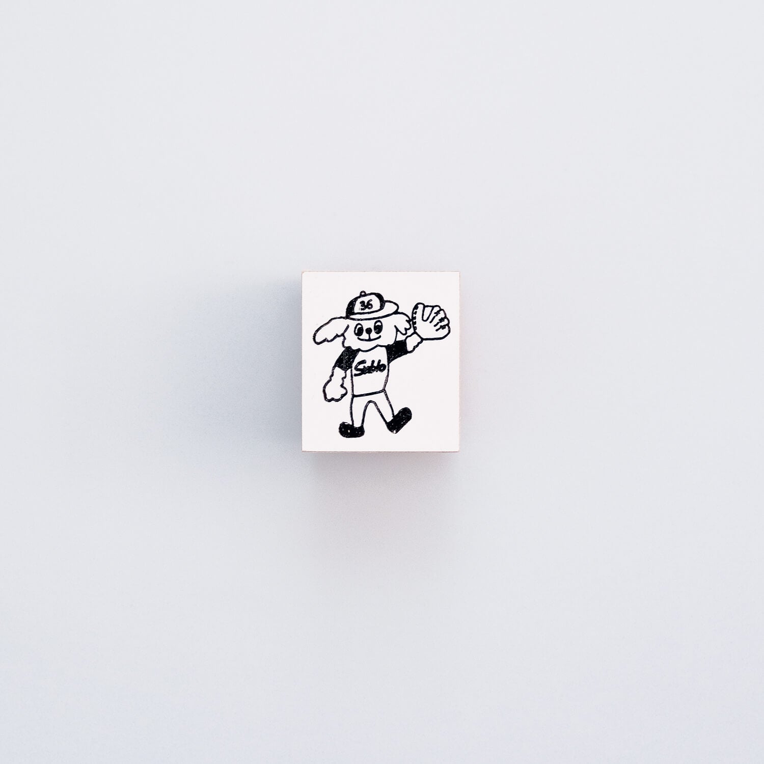 36 Sublo x Shiho Hoshino Wood Mount Stamp – Baseball Stadium