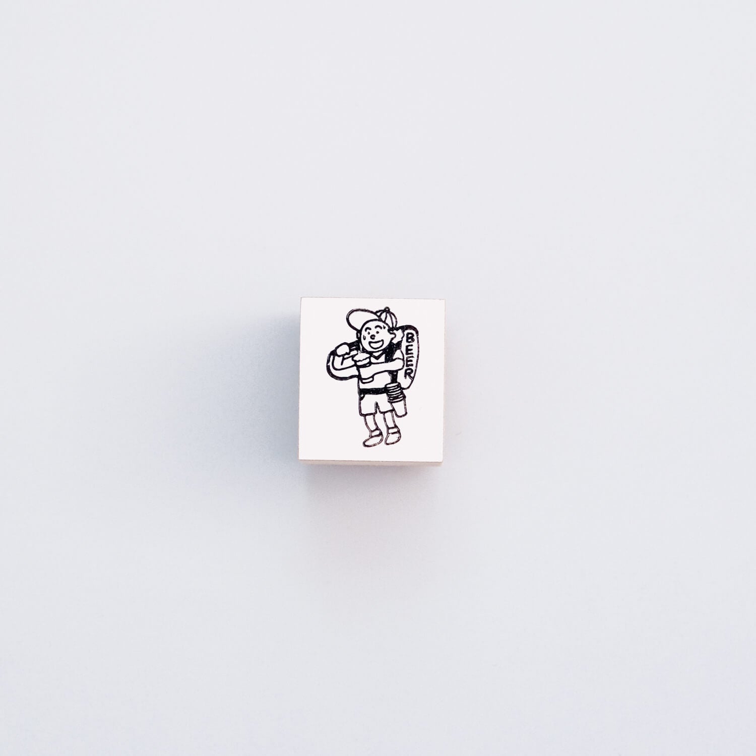 36 Sublo x Shiho Hoshino Wood Mount Stamp – Baseball Stadium