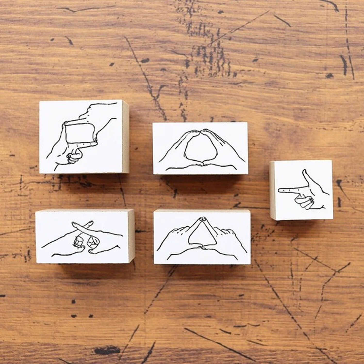 36 Sublo x Shiho Hoshino Wood Mount Stamp – Hand Mark