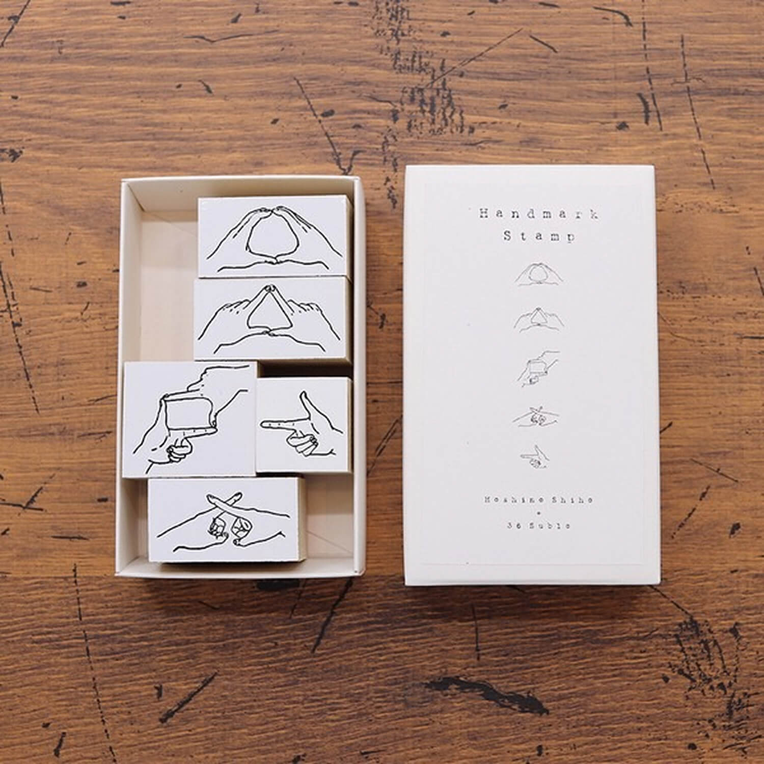 36 Sublo x Shiho Hoshino Wood Mount Stamp – Hand Mark