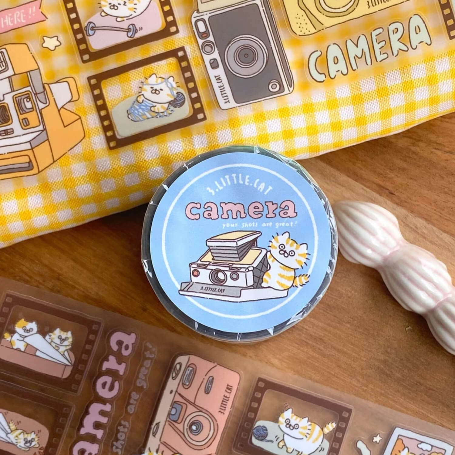 3 Little Cats PET Tape – Vintage Camera Film