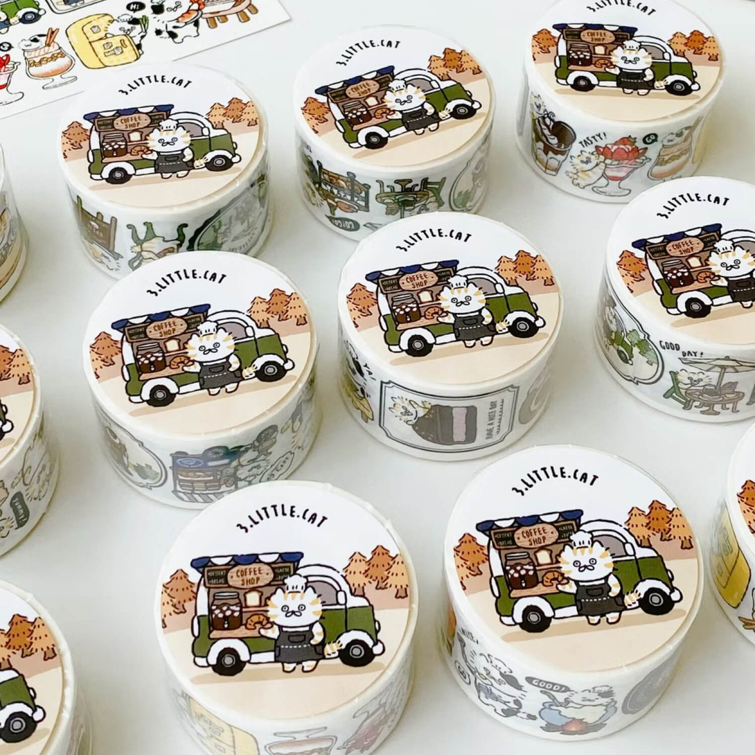 3 Little Cats Washi Tape – Kitties Bistro &amp; Bar