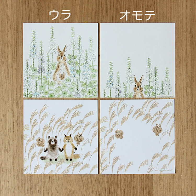 4 Legs Animal Memo B Set (96 Sheets)