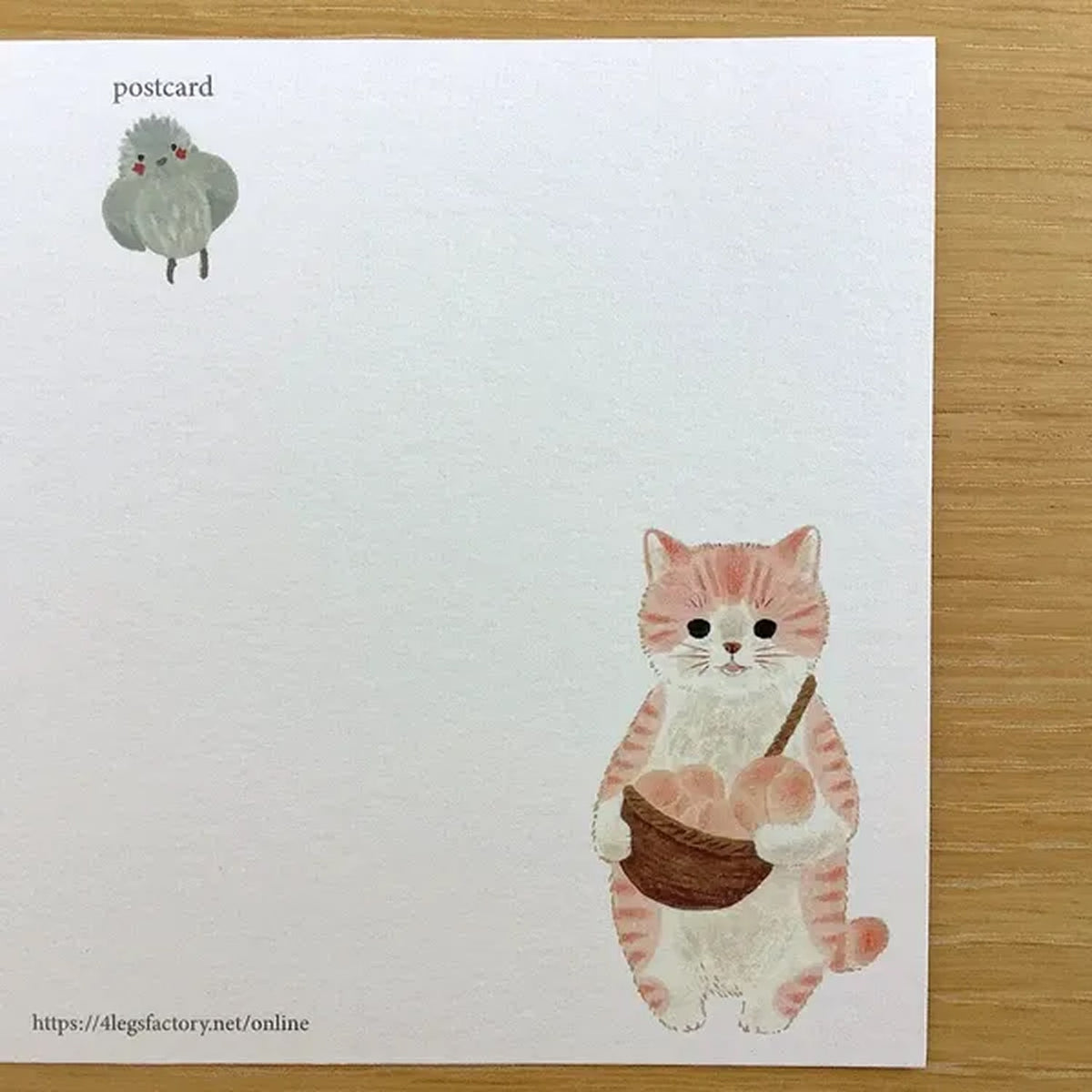 4 legs Cats in Picture Books Postcard – New 13 Momotora