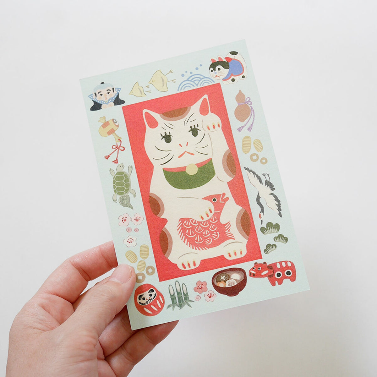 4 legs Cats in Picture Books Postcard – Special Edition Maneki-neko