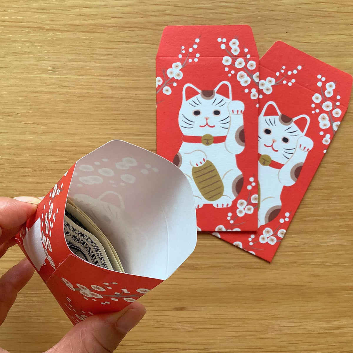 4 legs Pochi Envelope Set – Maneki-neko