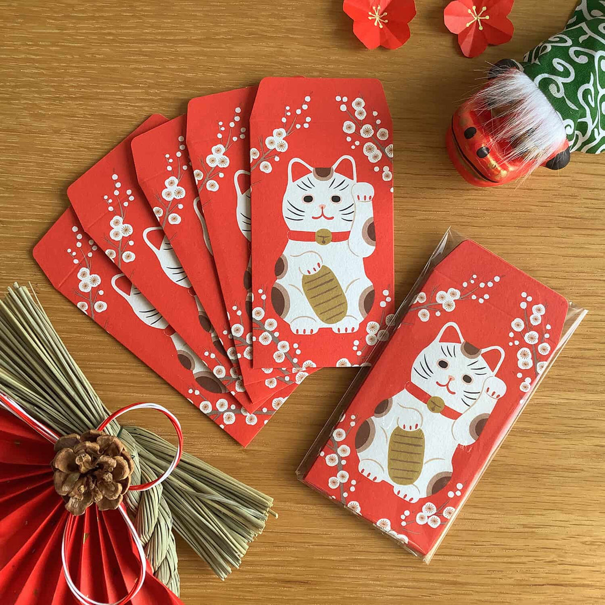 4 legs Pochi Envelope Set – Maneki-neko