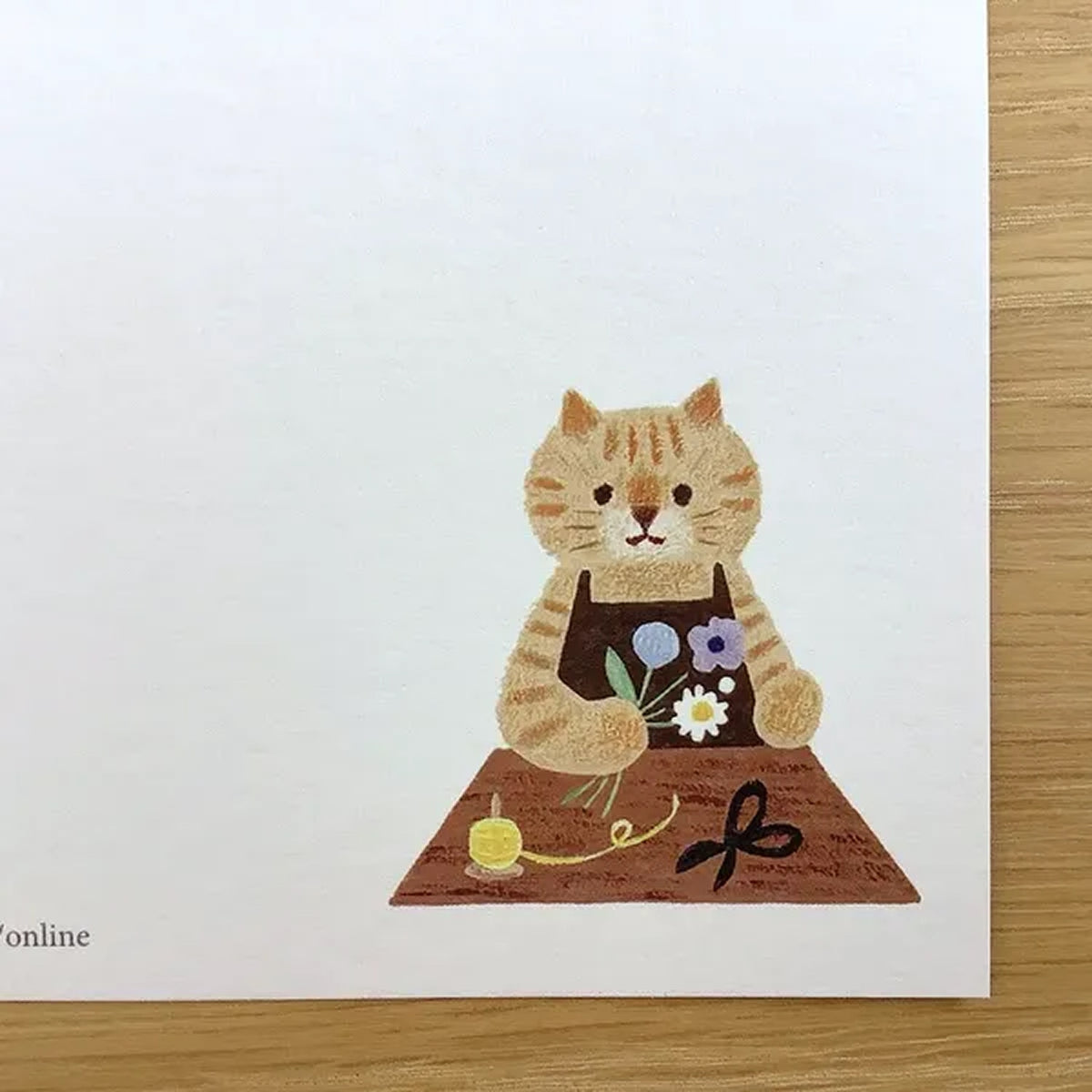 4 legs Postcard – Florist Cat