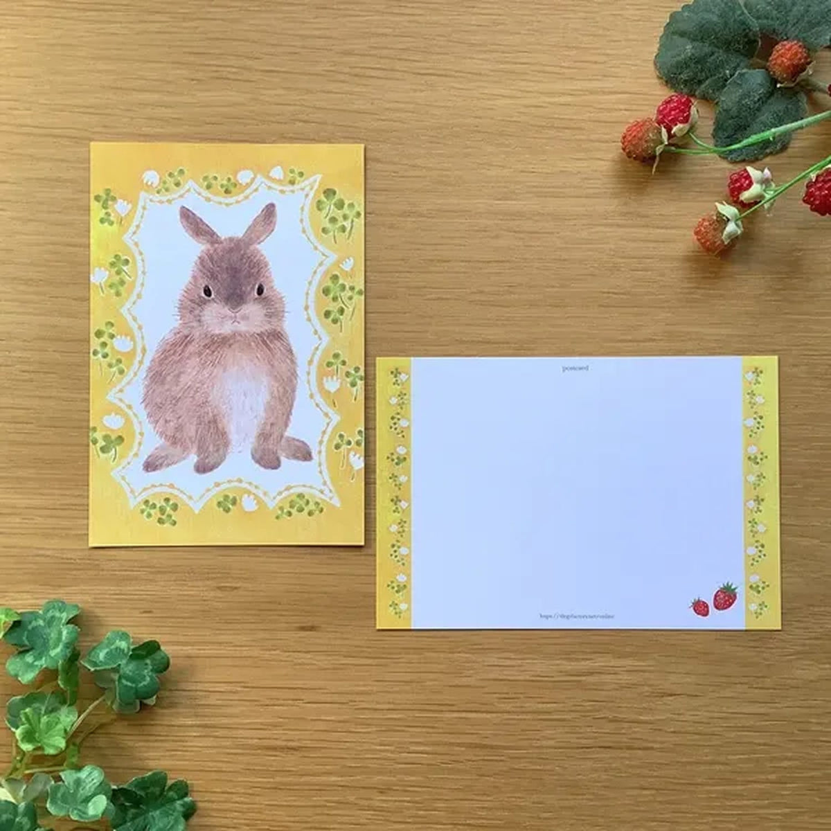 4 legs Postcard – Spring Rabbit