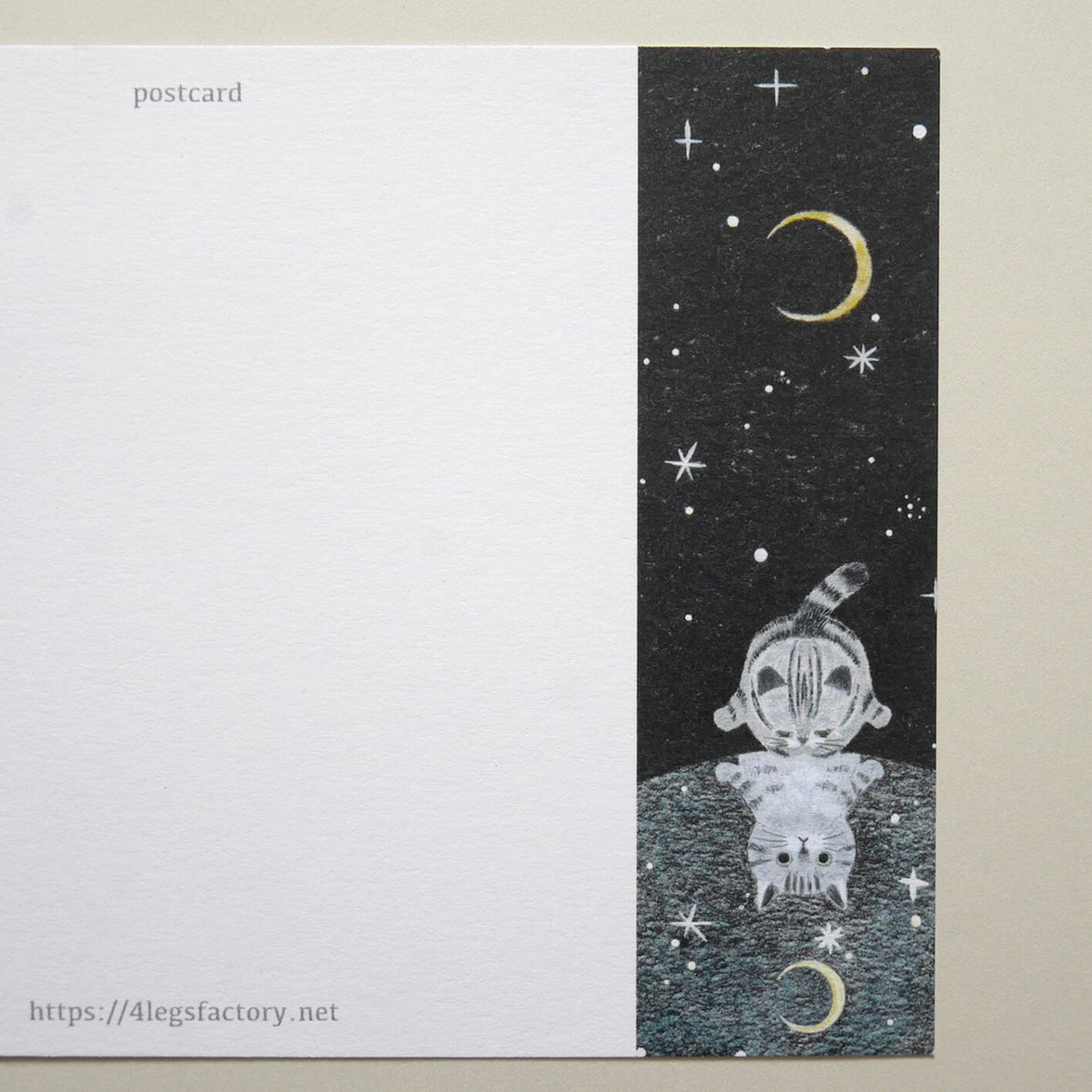 4 legs Sabatora Travel Diary Postcard – Stars