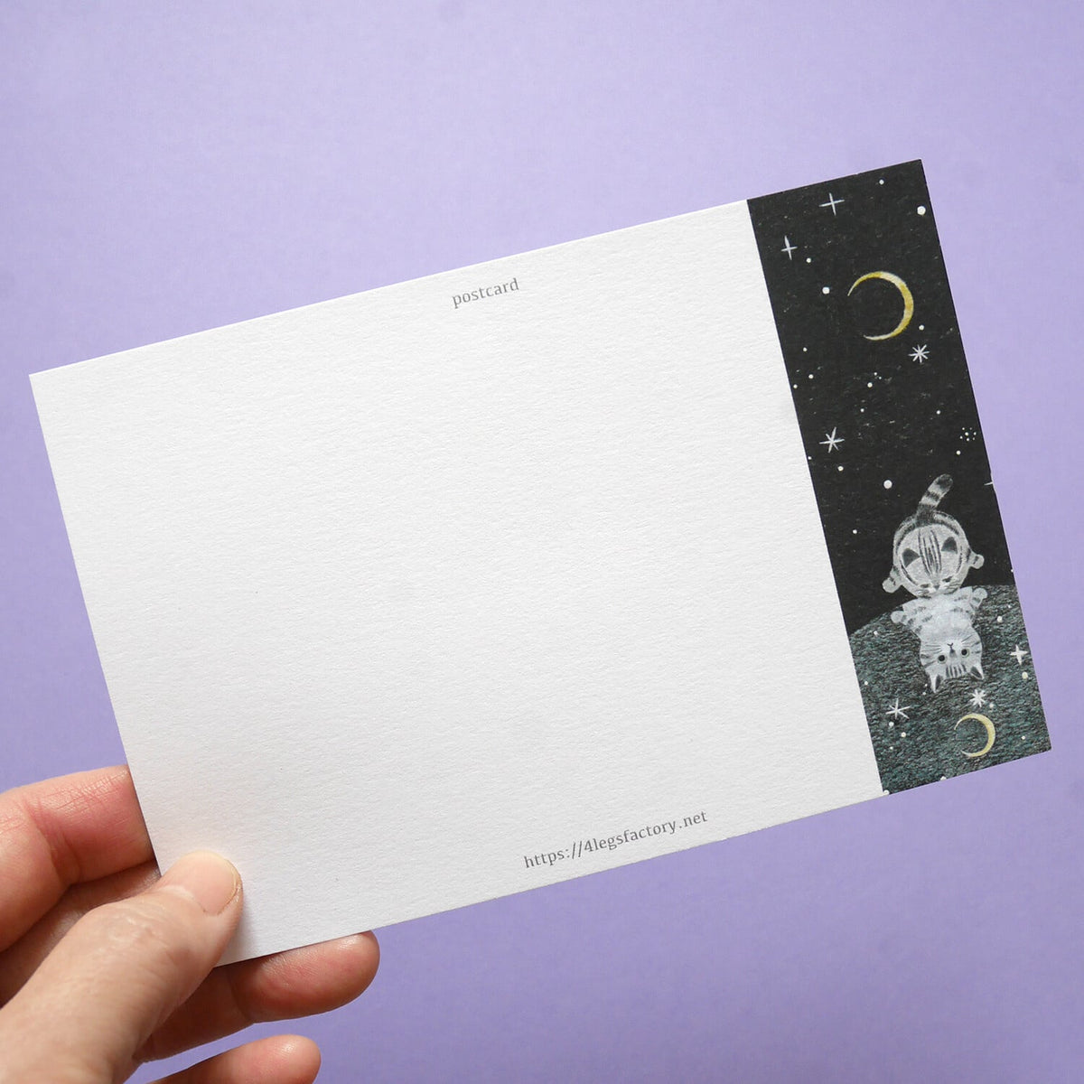 4 legs Sabatora Travel Diary Postcard – Stars