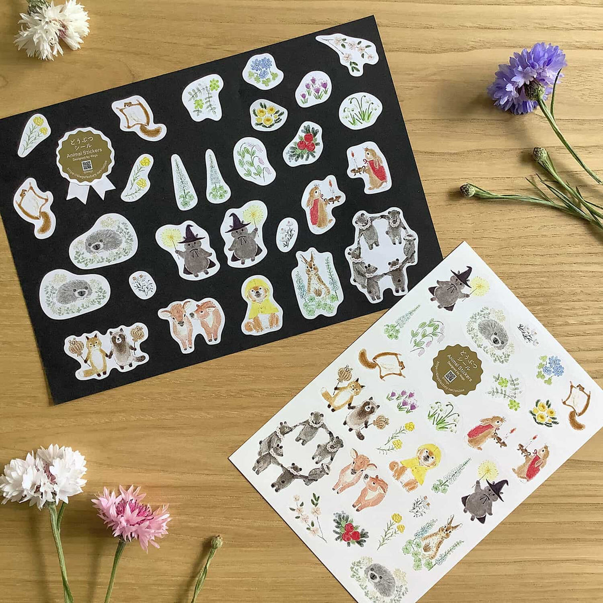 4 legs Sticker Sheet – Animals 2026