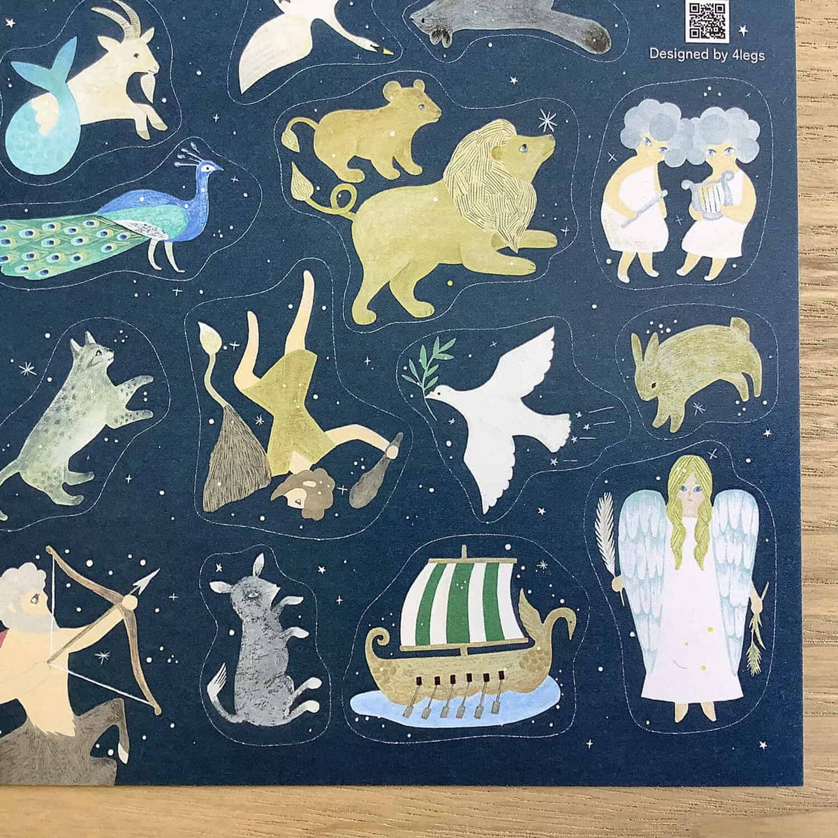 4 legs Sticker Sheet – Constellation Stories