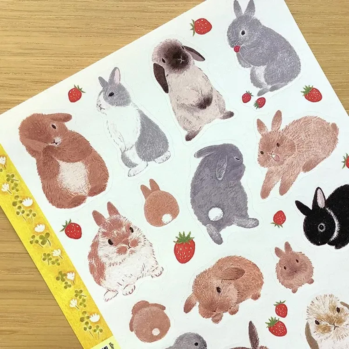 4 legs Sticker Sheet – Spring Rabbits