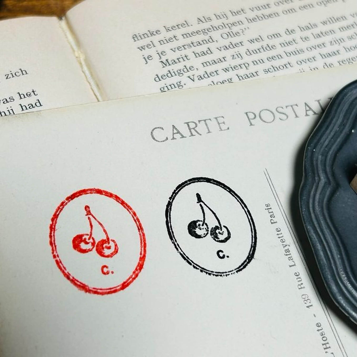 589stamp Rubber Stamp - Cherry